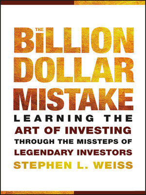 cover image of The Billion Dollar Mistake